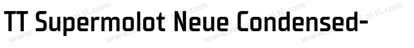 TT Supermolot Neue Condensed字体转换